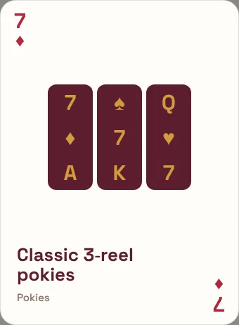 Classic 3-reel pokies