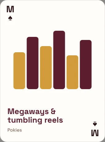 Megaways and tumbling reels pokies